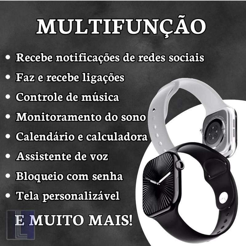 Smartwatch Hw Watch X 46mm Chat Gpt Chamadas NFC 7 Pulserias